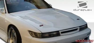 1989-1994 Nissan Silvia S13 Duraflex D-1 Hood - 1 Piece - 104236