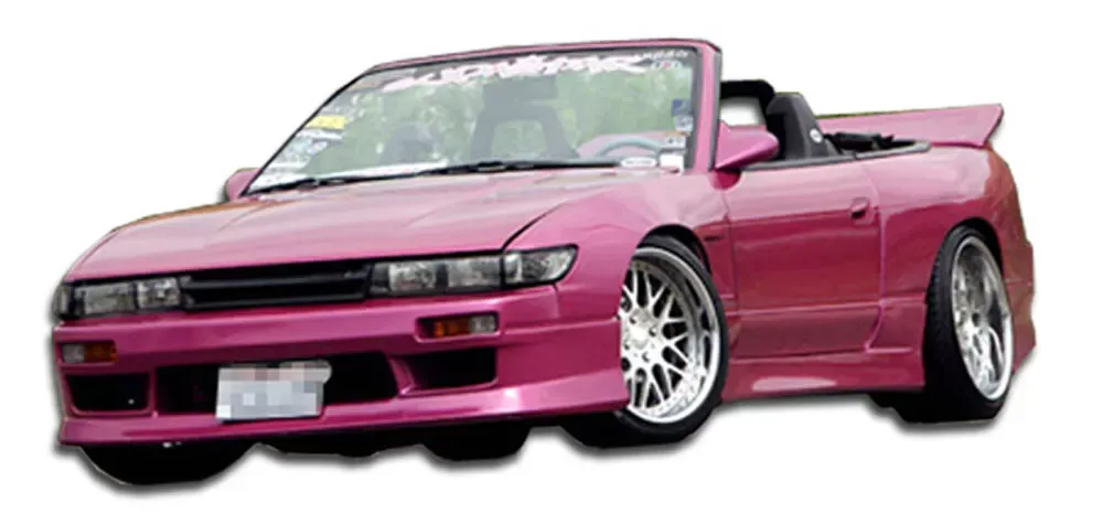 1989-1994 Nissan Silvia S13 Duraflex V-Speed Front Bumper Cover - 1 Piece - 102204