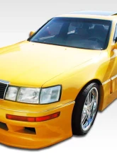 1990-1994 Lexus LS Series LS400 Duraflex V-Line Side Skirts Rocker Panels - 2 Piece                                     - 100951 - Image 3