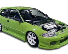 1992-1995 Honda Civic 2DR Duraflex Buddy Side Skirts Rocker Panels - 2 Piece