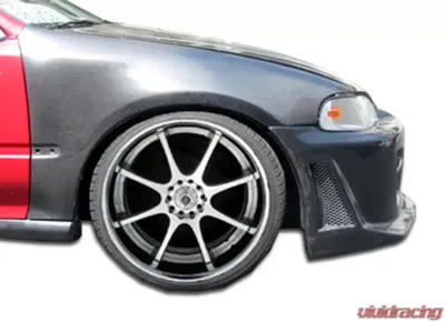 1992-1995 Honda Civic 2DR / HB Carbon Creations OEM Look Fenders - 2 Piece - 102840