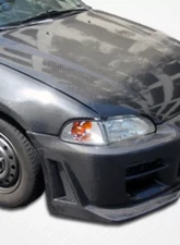 1992-1995 Honda Civic 2DR / HB Carbon Creations OEM Look Fenders - 2 Piece                                     - 102840 - Image 4
