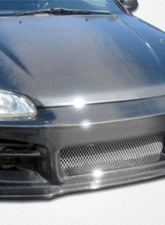 1992-1995 Honda Civic 2DR / HB Carbon Creations Dritech OEM Look Hood - 1 Piece                                     - 101091 - Image 3