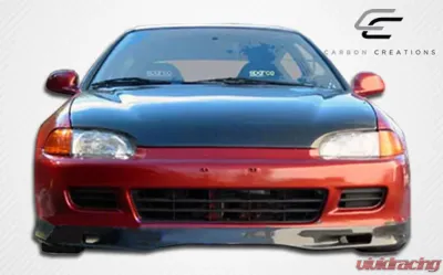 1992-1995 Honda Civic 2DR / HB Carbon Creations Spoon Style Front Lip Under Spoiler Air Dam - 1 Piece - 102728