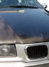 1992-1998 BMW 3 Series M3 E36 2DR Convertible Carbon Creations OEM Look Hood - 1 Piece                                     - 102520 - Image 6
