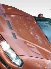 1992-1996 Honda Prelude Duraflex Predator Hood - 1 Piece                                     - 105552 - Image 3