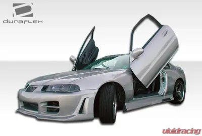 1992-1996 Honda Prelude Duraflex Spyder Side Skirts Rocker Panels - 2 Piece - 101163