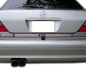 1992-1999 Mercedes S Class W140 Duraflex W-1 Rear Bumper Cover - 1 Piece