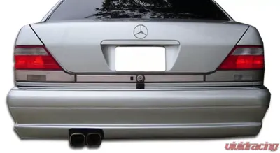 1992-1999 Mercedes S Class W140 Duraflex W-1 Rear Bumper Cover - 1 Piece - 105384