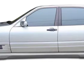 1992-1999 Mercedes S Class W140 Duraflex W-1 Side Skirts Rocker Panels (short wheelbase) - 2 Piece