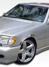 1992-1999 Mercedes S Class W140 Duraflex W-1 Side Skirts Rocker Panels (short wheelbase) - 2 Piece                                     - 105383 - Image 2