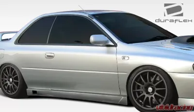 1993-2001 Subaru Impreza Duraflex I-Design 2 Wide Body Side Skirts Rocker Panels - 2 Piece - 106615