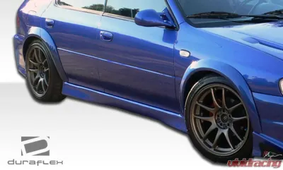 1993-2001 Subaru Impreza Duraflex S-Sport Side Skirts Rocker Panels - 2 Piece - 104497