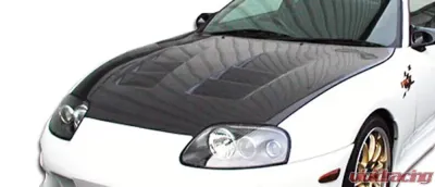 1993-1998 Toyota Supra Carbon Creations TS-1 Hood - 1 Piece - 103690