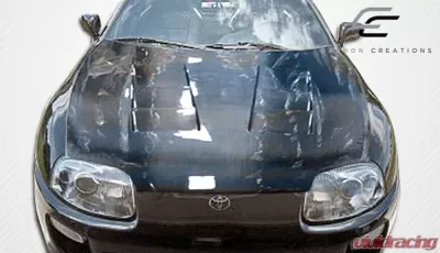 1993-1998 Toyota Supra Carbon Creations TS-1 Hood - 1 Piece - 103690