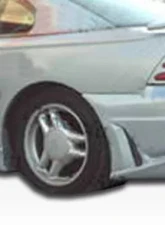 1994-1998 Ford Mustang Duraflex Bomber Side Skirts Rocker Panels - 2 Piece                                     - 103926 - Image 2
