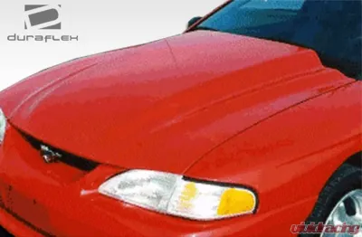 1994-1998 Ford Mustang Duraflex 3" Cowl Hood - 1 Piece - 102255
