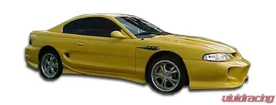 1994-1998 Ford Mustang Duraflex Vader Side Skirts Rocker Panels - 2 Piece - 101442