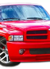 1994-2001 Dodge Ram Duraflex SRT Look Front Bumper Cover - 1 Piece                                     - 105995 - Image 14