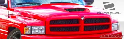 1994-2001 Dodge Ram Duraflex SRT Look Hood - 1 Piece - 105996