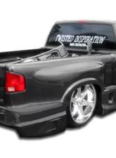 1994-2004 Chevrolet S-10 Sonoma Step Side Duraflex Drifter Rear Bumper Cover - 1 Piece                                     - 101420 - Image 6