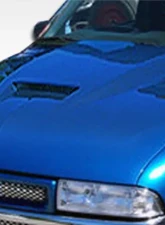 1994-2004 Chevrolet S-10 1995-2004 Blazer 1994-2004 Sonoma 1995-2001 Jimmy 1998-2000 Envoy Duraflex Ram Air Hood - 1 Piece                                     - 103018 - Image 2