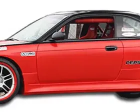 1995-1998 Nissan 240SX S14 Duraflex V-Speed Side Skirts Rocker Panels - 2 Piece