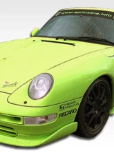 1995-1998 Porsche 993 Carrera C2 C4 Targa Duraflex Club Sport Front Lip Under Spoiler Air Dam - 3 Piece                                     - 105106 - Image 7