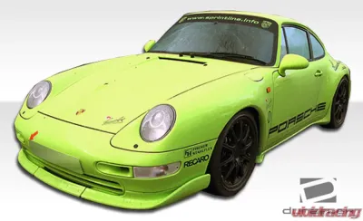 1995-1998 Porsche 993 Carrera C2 C4 Targa Duraflex Club Sport Front Lip Under Spoiler Air Dam - 3 Piece - 105106