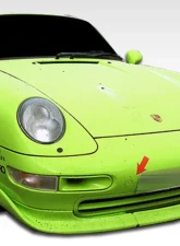 1995-1998 Porsche 993 Carrera C2 C4 Targa Duraflex Club Sport Front Lip Under Spoiler Air Dam - 3 Piece                                     - 105106 - Image 5
