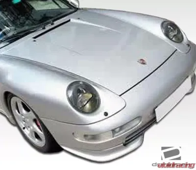 1995-1998 Porsche 993 Carrera C2 C4 Targa Duraflex RS Look Front Add Ons Spat Bumper Extensions - 2 Piece - 105102