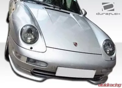 1995-1998 Porsche 993 Carrera C2 C4 Targa Duraflex RS Look Front Add Ons Spat Bumper Extensions - 2 Piece - 105102