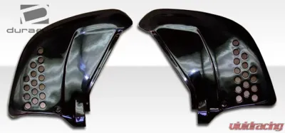 1995-1998 Porsche 993 Carrera C2 C4 Targa Duraflex RS Look Front Add Ons Spat Bumper Extensions - 2 Piece - 105102
