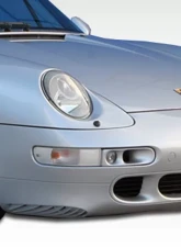 1995-1998 Porsche 993 Carrera Duraflex Turbo Look Front Bumper Cover - 1 Piece                                     - 105103 - Image 2