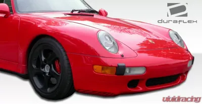 1995-1998 Porsche 993 Carrera Duraflex Turbo Look Front Bumper Cover - 1 Piece - 105103