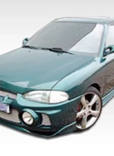 1995-1999 Hyundai Accent HB Duraflex Evo Front Bumper Cover - 1 Piece (S)                                     - 101586 - Image 2