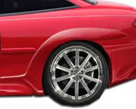 1995-1999 Chevrolet Cavalier 2DR Duraflex Millennium Wide Body Rear Fender Flares - 2 Piece (S)