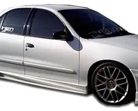 1995-2005 Chevrolet Cavalier 2DR Duraflex Bomber Side Skirts Rocker Panels - 2 Piece