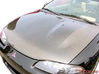 1995-1999 Mitsubishi Eclipse Eagle Talon Carbon Creations OEM Look Hood - 1 Piece - 101579