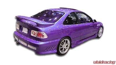1996-2000 Honda Civic 2dr / 4DR Duraflex AVG Rear Bumper Cover - 1 Piece - 101733