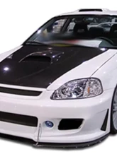 1996-1998 Honda Civic Duraflex B-2 Front Bumper Cover - 1 Piece                                     - 101735 - Image 9
