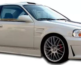 1996-2000 Honda Civic Duraflex B-2 Side Skirts Rocker Panels - 2 Piece