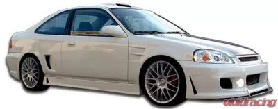 1996-2000 Honda Civic Duraflex B-2 Side Skirts Rocker Panels - 2 Piece - 105537