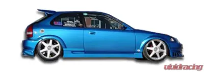 1996-2000 Honda Civic 2DR / HB Duraflex Bomber Side Skirts Rocker Panels - 2 Piece - 101719