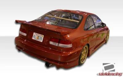 1996-2000 Honda Civic 2DR / HB Duraflex Bomber Side Skirts Rocker Panels - 2 Piece - 101719