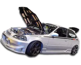 1996-2000 Honda Civic 2DR / HB Duraflex Buddy Side Skirts Rocker Panels - 2 Piece