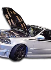 1996-2000 Honda Civic 2DR / HB Duraflex Buddy Side Skirts Rocker Panels - 2 Piece                                     - 101738 - Image 9