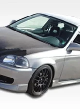 1996-1998 Honda Civic Duraflex C-1 Front Bumper Cover - 1 Piece                                     - 101746 - Image 2