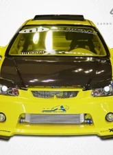 1996-1998 Honda Civic Carbon Creations OEM Look Hood - 1 Piece                                     - 101709 - Image 2
