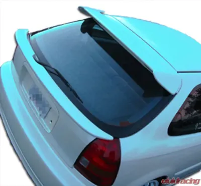 1996-2000 Honda Civic HB Duraflex Type R Roof Window Wing Spoiler - 1 Piece - 101765